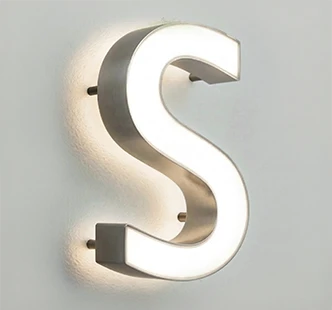 skräddarsydda 3D-bokstäver