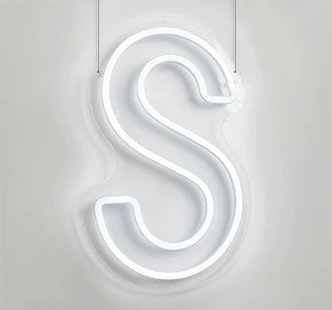 skräddarsydd neonskylt