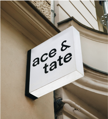 Ace & Tate custom Lightbox