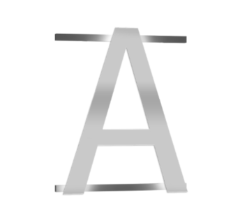 Technische Zeichnung des vormontierten Laufbahnprodukts mit dem Buchstaben "A"